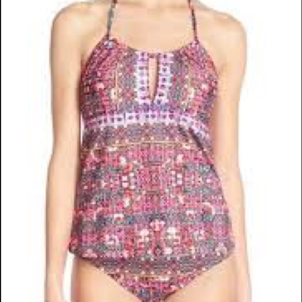 Two piece swimsuit by Nanette Lepore with tags.